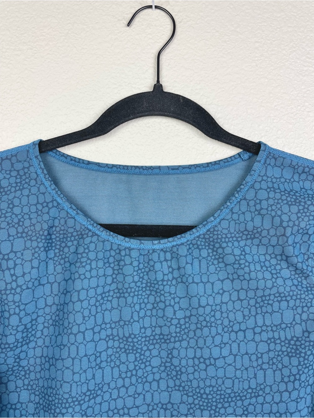 Sweaty Betty Women's Medium Momentum Workout Long Sleeve Top Beetle Blue Croc - Picture 2 of 16
